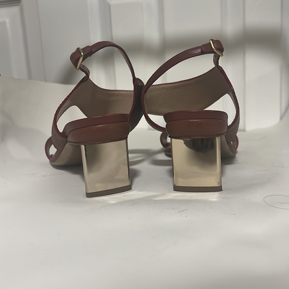 Nicholas Kirkwood Leda Leather Block Heel Sandals - Picture 5 of 9